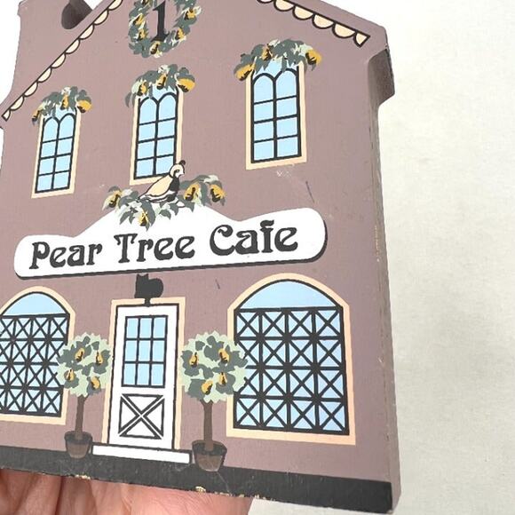 The Cat's Meow Pear Tree Café Wood Shelf Sitter - Picture 7 of 10